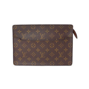 Louis Vuitton Monogram Leather Brown Pochette Homme Shoulder Bag